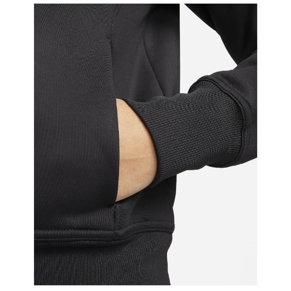 Nike Women's One Therma-FIT Graphic Hoodie Black/Lt Iron Ore, Small - Women's At - Picture 6 of 7